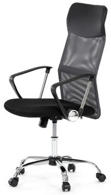 Autronic BONTEC Kancelárska stolička, hojdací mechanizmus, šedá sieťovina, KA-E305 GREY Farba: Šedá