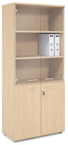 Vysoká skriňa Praktik 80 x 40 x 182,1 cm, javor