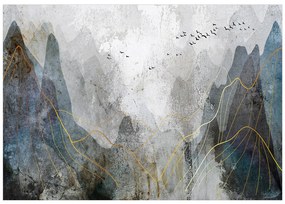 Artgeist Fototapeta - Misty Mountain Pass Veľkosť: 100x70, Verzia: Premium
