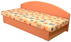 Jednolôžková posteľ (váľanda) 80 cm Eda 3 (s molitanovým matracom). Vlastná spoľahlivá doprava až k Vám domov. 774096