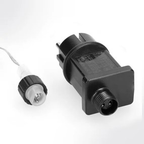 Brilagi - LED vonkajší vianočný reťazec 150 LED, 5 m, IP44, studená biela, efekt ohňostroja