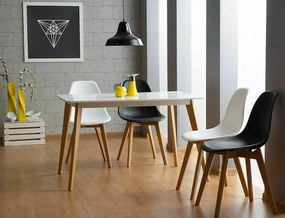 Jídelní židle Moris černá/buk