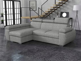 Rohová sedacia súprava Gozo (stredná sivá)