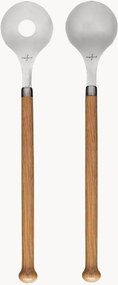 Príbor na šalát z dubového dreva Oval Oak, 2 ks