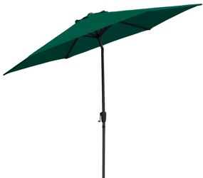 Zahradní slunečník s ochranným obalem VELLO 300 cm zelený