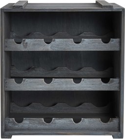 VINOTHEK Regál na víno - šedá