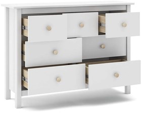 Komoda xamia 110 x 80 cm biela MUZZA