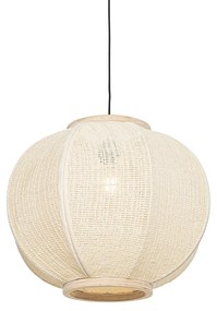 Orientálne závesné svietidlo prírodné 48 cm - Rob