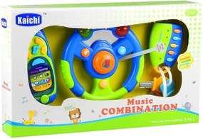 LEAN Toys Zvuková vzdelávacia sada „Vodič“ – kľúče a diaľkový ovládač