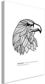 Artgeist Obraz - Eagle of Freedom (1 Part) Vertical Veľkosť: 20x30, Verzia: Premium Print