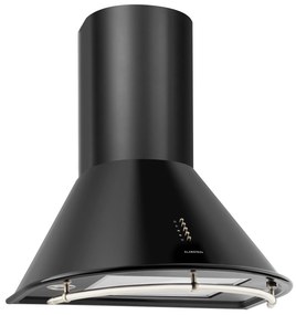 Klarstein Noir, digestor, 60 cm, komínový, 352 m³/h, retro dizajn, nehrdzavejúca oceľ, čierny
