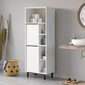 Kúpeľňová skrinka Houseland Dolby biela