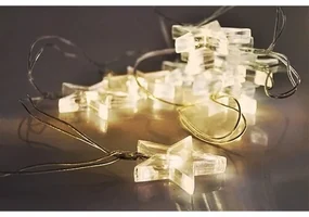 Solight 1V52-WW Vianočná reťaz Hviezdy 10 LED, 1,5 m, teplá biela