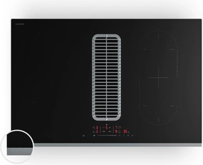 Klarstein Verosteel indukčná varná doska s integrovaným digestorom Elegantná, minimalistická, výkonná 8400 W 80 cm