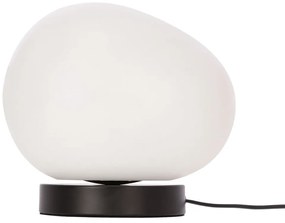 Čierno-biela stolová lampa (výška 19 cm) Stones – Candellux Lighting