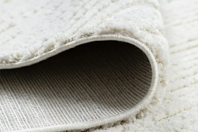 Koberec SEVILLA AC53B pruhy biely, Maroko, Shaggy