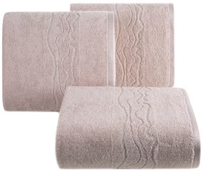 BAVLNENÝ UTERÁK KARIN 50X90 CM PUDROVÁ