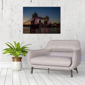 Sklenený obraz - Tower bridge (70x50 cm)