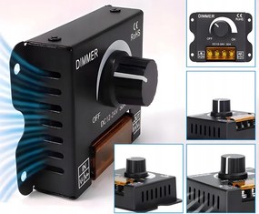 Sada neónových COB LED pásikov 12V 5m 4000K 60W - zdroj + diaľkový ovládač