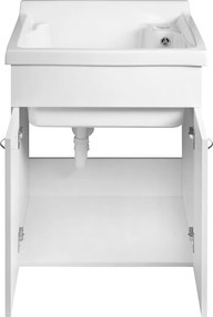 Aqualine Aqualine, Skrinka pod výlevku 58x52,8x70cm, biela, 57037