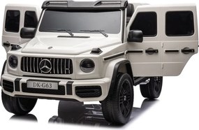 LEAN CARS Autobatéria Mercedes G63 XXL White 24V