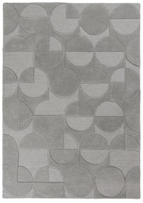 Sivý koberec z vlny Flair Rugs Gigi, 120 × 170 cm