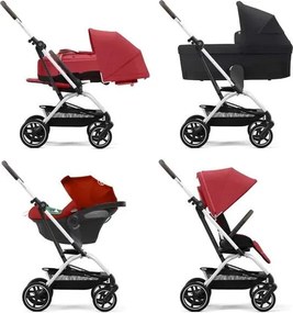 Cybex športový kočík Eezy S Twist+ 2 SILVER hibiscus red