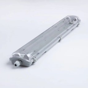 ECOLIGHT LED hermetické svietidlo 60 cm + 2x LED trubica - studená biela