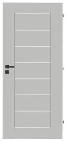 DRE Perma interiérové dvere premium ľavé 70 cm sivá matná PERMASM70L