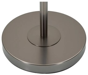 Sivá stojacia lampa s textilným tienidlom (výška 163 cm) Bright – Mauro Ferretti