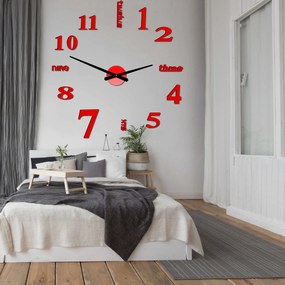 SENTOP | Moderné nalepovacie nástenné hodiny DIY | SENTOP 12P015 BEZ PENA BEZ PLECHU HEU+ analógové