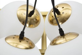 Závesný luster Japany 45 cm zlatý/biely