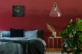 Dekorstudio Nástenné hodiny BRILLIANT čierno-zlaté