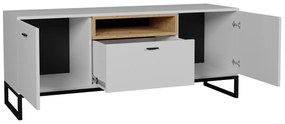 TV stolík Olier OL05, Farby: dub artisan / dub artisan + čierny