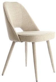 Svetlosivá jedálenská stolička Djeslin – Light &amp; Living