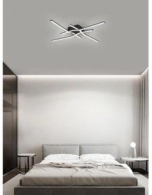 Brilagi - LED stropné svietidlo STRIPES LED/38W/230V čierna