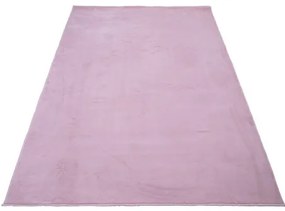 Protišmykový koberec PLUSH ružový