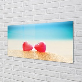 Obraz plexi Sea ​​srdce 140x70 cm