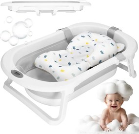 Skladacia vanička 40 L SPRINGOS SB0060 - sivá