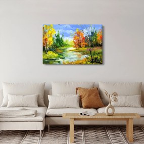 Obraz - Maľba krajiny (90x60 cm)