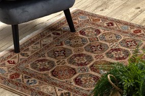 Koberec KESHAN, strapce 7874/53555 béžový / terakota