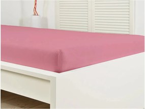 Nepremokavá plachta do detskej postieľky JERSEY 60x120 cm ružová