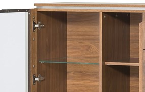 Vitrína Montenegro 15 82 cm z masivu dub Rustikal