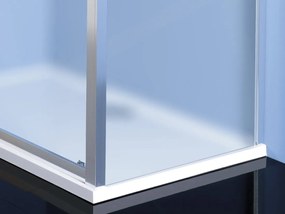 Polysan Polysan, EASY LINE sprchové dvere 1100mm, sklo BRICK, EL1138