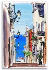 Gario Obraz na plátne Taliansko Street Walking View - Irina Sadykova Rozmery: 70 x 100 cm