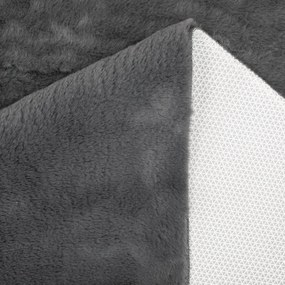 Dekorstudio Kožušinový koberec do kúpeľne TOPIA mats - tmavo sivý Rozmer koberca: 67x110cm