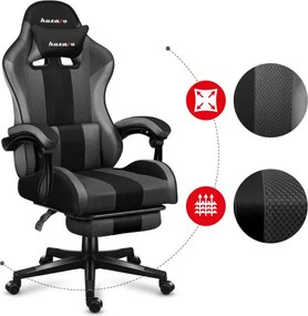 Herná stolička Force - 4.7 sivá mesh