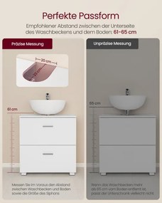 Skrinka pod umývadlo BBK520WB01