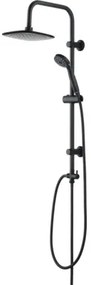 Sprchový systém bez batérie form & style Bahama matná čierna farba FS1523B