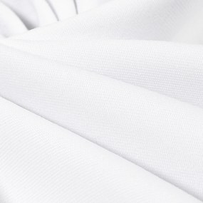 Goldea oválny obrus 100% bavlnený kepr - biely 140 x 280 cm